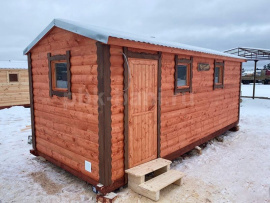 Баня из бруса 6х2.25 м (Тип-3/2) с доставкой в Новгородскую область